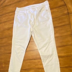 Old navy white skinny jeans